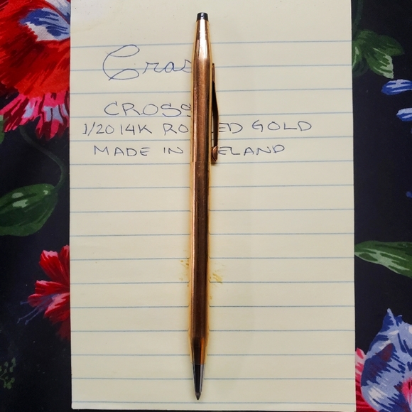 CROSS Vintage 1/20 14K Rolled Gold Ballpoint Pen - Picture 1 of 6